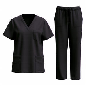 Uniformes Médicos al por Mayor para Hospitales y Clínicas Dentales, Ropa Quirúrgica para Doctores, Uniformes Médicos Unisex de Manga Corta, Conjuntos de Uniformes Médicos Elásticos Talla XL - Product Image 3