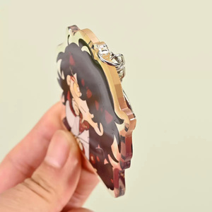 Customized Acrylic Keychain, with Cartoon and Anime Themes, a Commemorative Plastic Keychain Featuring Pet Characters.
