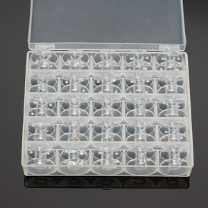 25/36 pièces Boîtes de rangement vides colorées en plastique et métal pour canettes de machine à coudre, ensemble d'accessoires ménagers - Product Image 4