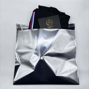 Bolsas de Correo de Polietileno Impresas con Logotipo Personalizado al por Mayor, Bolsas de Envío Metálicas Plateadas para Prendas - Product Image 6