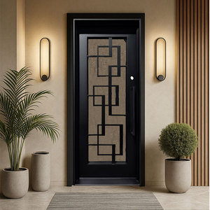 Portes d'entrée en fer forgé sur mesure, motifs artistiques uniques, entrée principale - Product Image 5