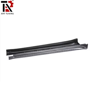 Cho Tesla mô hình y sợi carbon bên váy, ct phong cách ướt carbon bên bước Rocker Bảng điều chỉnh bao gồm - Product Image 3