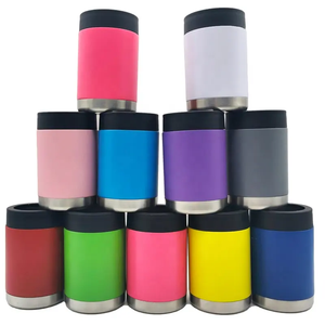 Direkt vom Hersteller: Maßgefertigte Pulverbeschichtete 12oz Edelstahl Doppelwandige Isolierte Vakuum-Dosenkühler Bierhalter Reisebecher - Product Image 1