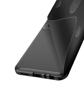 Coque pour Xiaomi Redmi Note 8, étui de protection en TPU, Fiber de carbone, mise au point automatique