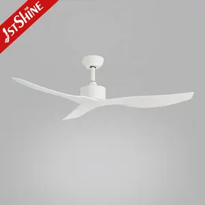 1stshine ceiling fan elegant 52 inches white blades adjustable wind speed remote control ceiling fan
