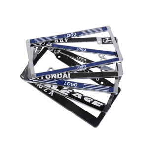 Tùy Chỉnh Chất Lượng Cao Xe Số Giấy Phép Tấm Khung Xe Giấy Phép Tấm Khung/Chủ Đen USA Logo Bìa Giấy Phép Tấm Khung - Product Image 4