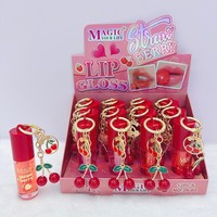 Gloss à lèvres MAGIC Honey Bee Water Light, haute pigmentation, longue tenue, brillant, style porte-clés, hydratant, volumisant