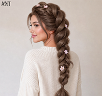 Cheveux synthétiques pré-étirés multicolores ombrés de 26 pouces pour tresses volumineuses Jumbo Box Braids pour coiffure