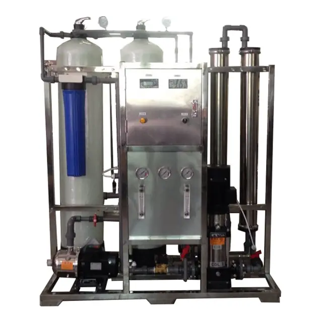 Sistema de ósmosis inversa para tratamiento de agua, 500 litros por hora, precio de planta