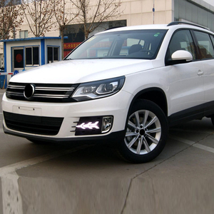 Gobison 3 Couleurs DRL Avec <span class=keywords><strong>Feu</strong></span> de Signalisation Jaune LED Feux Diurnes <span class=keywords><strong>Pour</strong></span> Volkswagen VW Tiguan 2014-2018 Phares Antibrouillard - Product Image 5