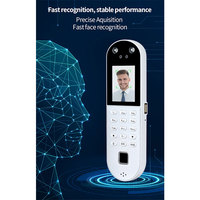 Système de contrôle d'accès aux portes par reconnaissance faciale et empreintes digitales M68, disponible en OEM/ODM, avec audio bidirectionnel, vision nocturne et cloud.