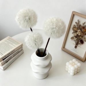 Arreglos Florales Artificiales <span class=keywords><strong>de</strong></span> <span class=keywords><strong>Diente</strong></span> <span class=keywords><strong>de</strong></span> León, Estilo Minimalista, Multicolor, Marca Floson, Adornos Florales Ecológicos - Product Image 1