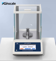 Balance de laboratoire électronique de haute précision en acier inoxydable Balance analytique RS232