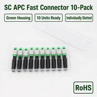 Accessoires de câble de branchement rapide APC pour réseau vertical à fibre optique FAST, épissure de câble FTTH à assembler sur site