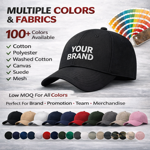 <span class=keywords><strong>Casquette</strong></span> de baseball en coton personnalisable avec logo, six panneaux structurés, visière incurvée, réglable, style Dad Hat, vente en gros, fournisseur d'usine de modèles vierges - Product Image 3