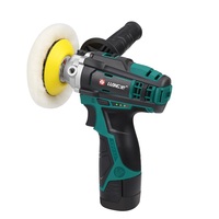 Polisseuse sans fil Liangye LCP699-2 pour la réparation de la peinture de carrosserie avec tampon de 3 pouces, 12V DC