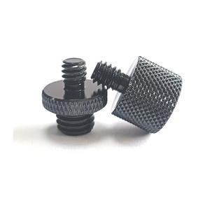 Vis de caméra 1/4 3/8, vis de conversion 1/4 M5 M8 M10, adaptateur de tête de trépied, vis de support de diffusion en direct, fabrication chinoise, non usinée par CNC - Product Image 1