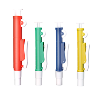 Pompe de remplissage manuelle de pipettes de laboratoire en plastique de haute précision IKEME 2ml/5ml/10ml/25ml
