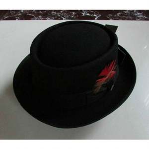 Chapeau H631 unisexe en laine pour adulte, style hamburger, pour homme, idéal pour les fêtes et l'église, casquette Fedora en feutre de laine - Product Image 4