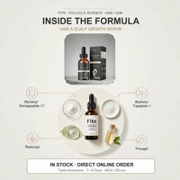 Sérum Capillaire Croissance Peptides Extraits Végétaux Naturels Biotine Caféine Huile de Ricin Nourrissant Cuir Chevelu Sans Prostaglandine Marque Privée OEM