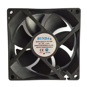 Quạt DC trục hướng tâm <span class=keywords><strong>mini</strong></span> 92x92x25mm, bạc đạn trượt 90mm 9225, 12V, làm mát cho UPS, 5V, 24V - Product Image 1