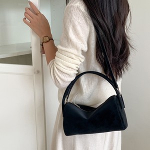 Bolso de Hombro Tipo Almohada para Mujer, de Gamuza, Pequeño, con Cierre de Cremallera, para Uso Diario, Color Sólido, Suave, Otoño 2025 - Product Image 4