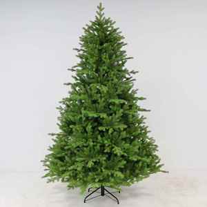 Arbre de Noël artificiel haut de gamme de luxe en PE/PVC, grand format, avec éclairage intégré - Product Image 1