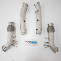 Tubo de Escape de Acero Inoxidable de Alto Rendimiento con Protector Térmico para Maserati MC20 3.0T 2020-2024, Calidad OEM