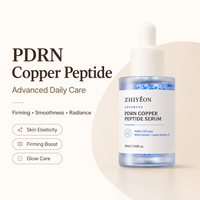 Sérum Coréen Avancé Anti-Âge et Raffermissant Multi-Peptides pour le Visage, Soin de la Peau, Sérum Raffermissant au Cuivre et PDRN, Marque Privée