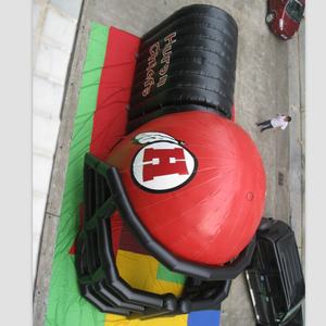 7 मीटर लंबी कस्टम सुरंग उच्च गुणवत्ता वाले मुद्रित लोगो प्रभावी रूप से वातावरण को इंफ्लेटेबल हेलमेट टेंट - Product Image 3