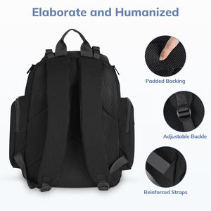 <span class=keywords><strong>Sac</strong></span> à dos moderne pour couches pour hommes avec table à <span class=keywords><strong>langer</strong></span>, organisateur de voyage imperméable, <span class=keywords><strong>sac</strong></span> à dos pour bébé, <span class=keywords><strong>sac</strong></span> de maternité - Product Image 4