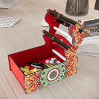 Boîte de rangement pour stylos de peinture diamant, kits de rangement pour l'art diamant, boîte de rangement à domicile pour diamants de formes spéciales, décoration artistique, cadeau