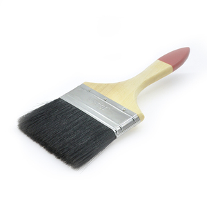 Msn Chất Lượng Cao Pha Trộn Lông Sợi Tổng Hợp Tự Nhiên Lông Tay Cầm Bằng Gỗ Kim Loại Ferrule Sơn Bàn Chải Cho Bức Tường Sơn - Product Image 6