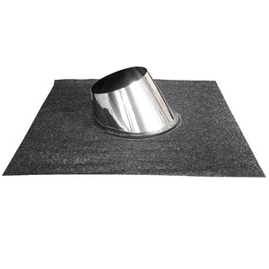 Chimenea de pared simple DN 130 Faldale Techos inclinados Base Techos de chimenea Butal Fieltros para techos - Product Image 1