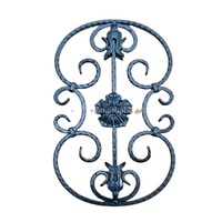 Derniers modèles de portails principaux, panneaux de clôture décoratifs, rosettes en fer forgé ornementales