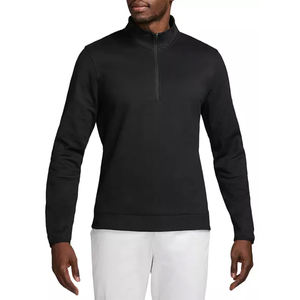 Sudadera de golf personalizada de manga larga con cuello simulado para hombre, técnica bordada Dry Fit 1/4 Zip Pullover - Product Image 4