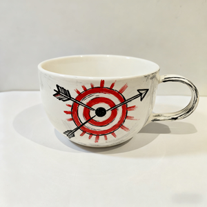 Tùy Chỉnh Handmade Gốm Cốc Cà Phê-Handpainted Bắn Cung Mục Tiêu Mô Hình-Món Quà Kỳ Nghỉ Hoàn Hảo - Product Image 6