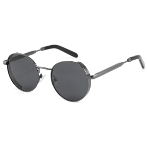Gafas de sol redondas con montura completa, lentes degradadas, 100% protección UV, protección solar unisex para adultos - Product Image 4