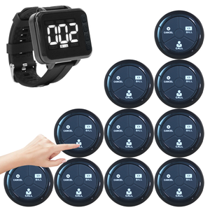 Sistema de Localizador para Restaurante con Reloj de Pulsera y Botón de Llamada Inalámbrico para Bar y Mesa de Cliente - Product Image 1