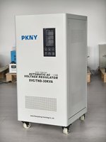 Stabilisateur de tension monophasé (SVC) 10 kVA, 15 kVA, 20 kVA, 30 kVA, 50 kVA, modèle TND en cuivre, avec écran LCD