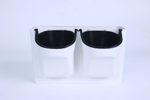Factory Supply Dual Pocket Self Watering <b>Wall</b> Hanging Flower Pot Made of Premium PP Plastic, Modern <b>Vertical</b> Garden <b>Planter</b> - Product Image 6