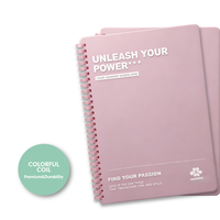 Offre Spéciale – Carnet A5 à spirale, 50 feuilles, couverture en PP souple, vente en gros, logo personnalisé disponible