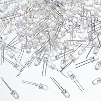 JINGLEIKE OEM/ODM Lampe LED Violette 3V 5mm 395-400nm Diode LED UV 0.06W pour Composants Électroniques d'Indicateur de Circuit PCB