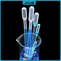 Pipette Pasteur stérile en plastique, paille stérile en LDPE, compte-gouttes facile à déchirer, jetable, emballée individuellement, 1 ml/2 ml/3 ml
