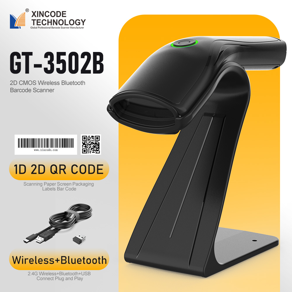 GT-3502B-B-397 2D CMOS Wireless Bluetooth Nero