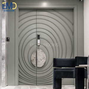 Porte extérieure de sécurité en fer forgé avec vitre latérale Loyal - Product Image 4