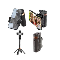 Productos para el Hogar Inteligente, Soporte Telescópico Antivibración Desmontable con Control Remoto para Selfies, Trípode Portátil para Selfies con Estabilizador