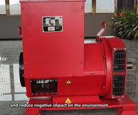 Alternateur synchrone AC monophasé 20 kW, triphasé 20 kVA, 25 kVA, moteur diesel, fil de cuivre pur, module de commande à distance