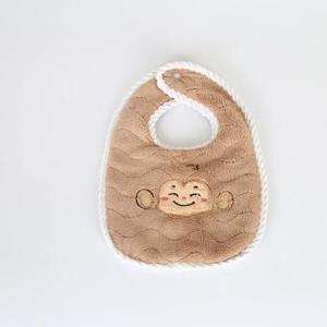 Bavoirs pour bébés en tissu doux avec motif du zodiaque chinois en polaire corail, lavables, pour garçons et filles - Product Image 6