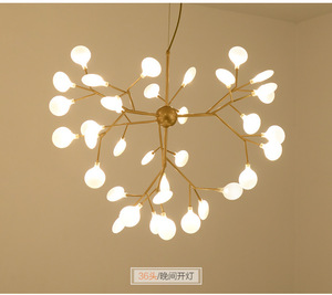 Nordique Postmoderne boule de verre <span class=keywords><strong>Lustre</strong></span> à bulles Luciole Arbre Branches <span class=keywords><strong>Lustre</strong></span> Couleur or <span class=keywords><strong>Spoutnik</strong></span> Plafonnier - Product Image 2
